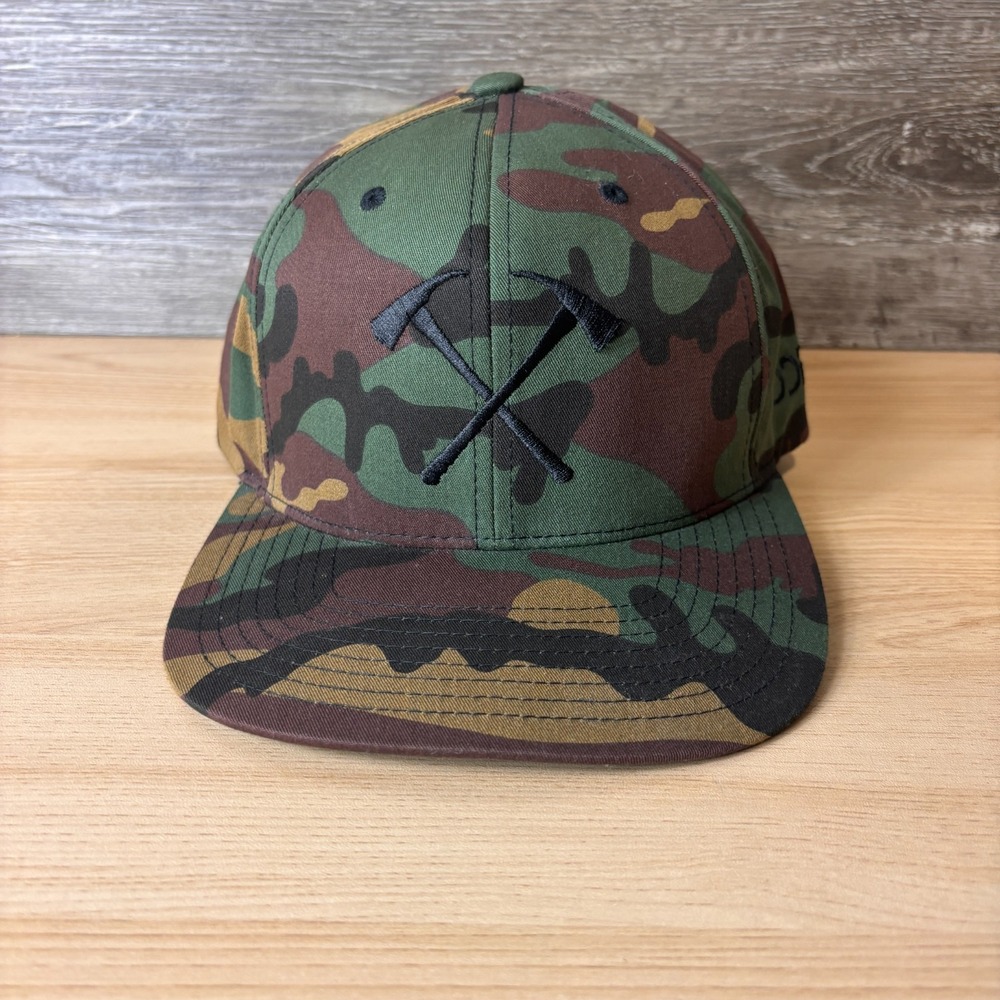 DDFT Hat Cap Snap Back Camo Green Brown Trucker Outdoors